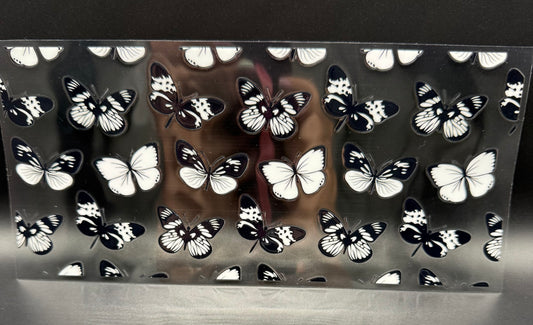 BLACK & WHITE BUTTERFLIES