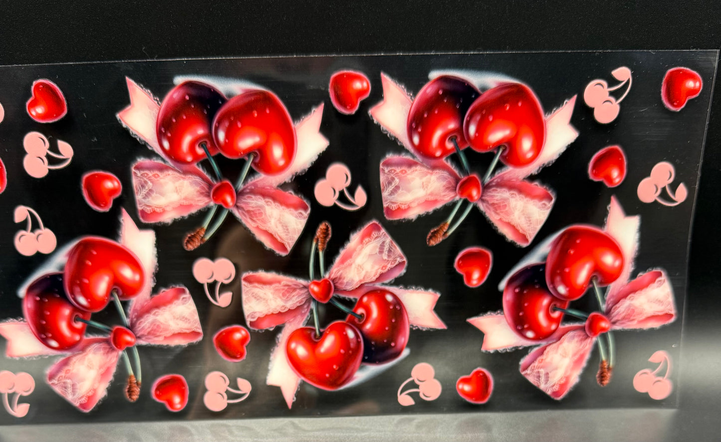 PINK CHERRY BOWS