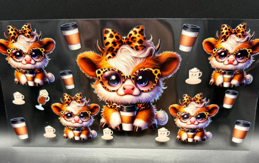 BOUJIE COFFEE COW W/LEOPARD