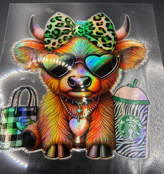 BOUJIE STARBIES COW GREEN - HOLOGRAPHIC