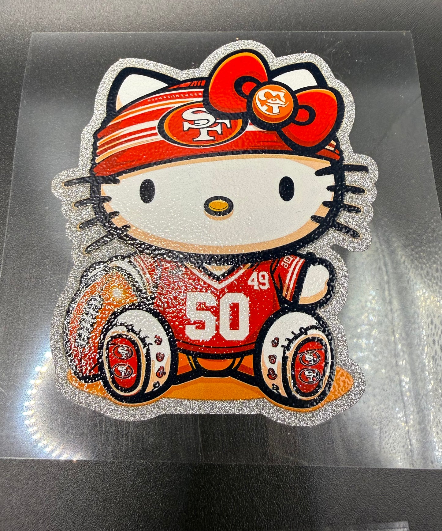 49ERS HELLO KITTY - GLITTER