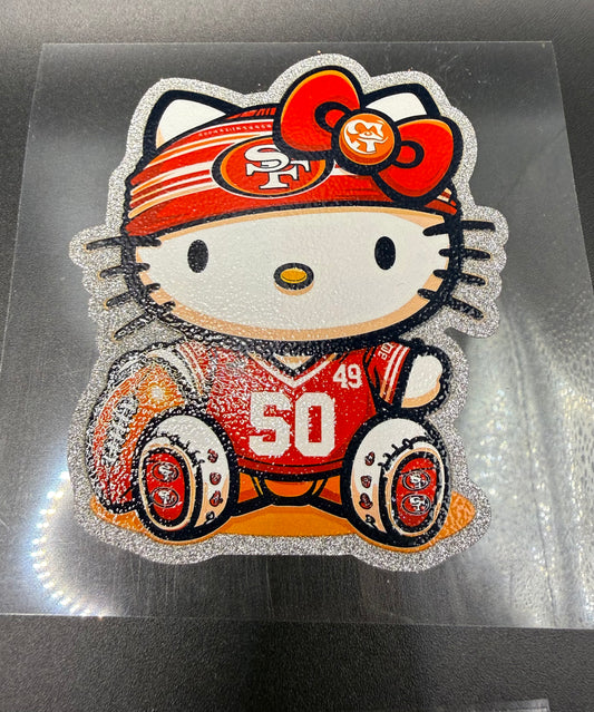 49ERS HELLO KITTY - GLITTER