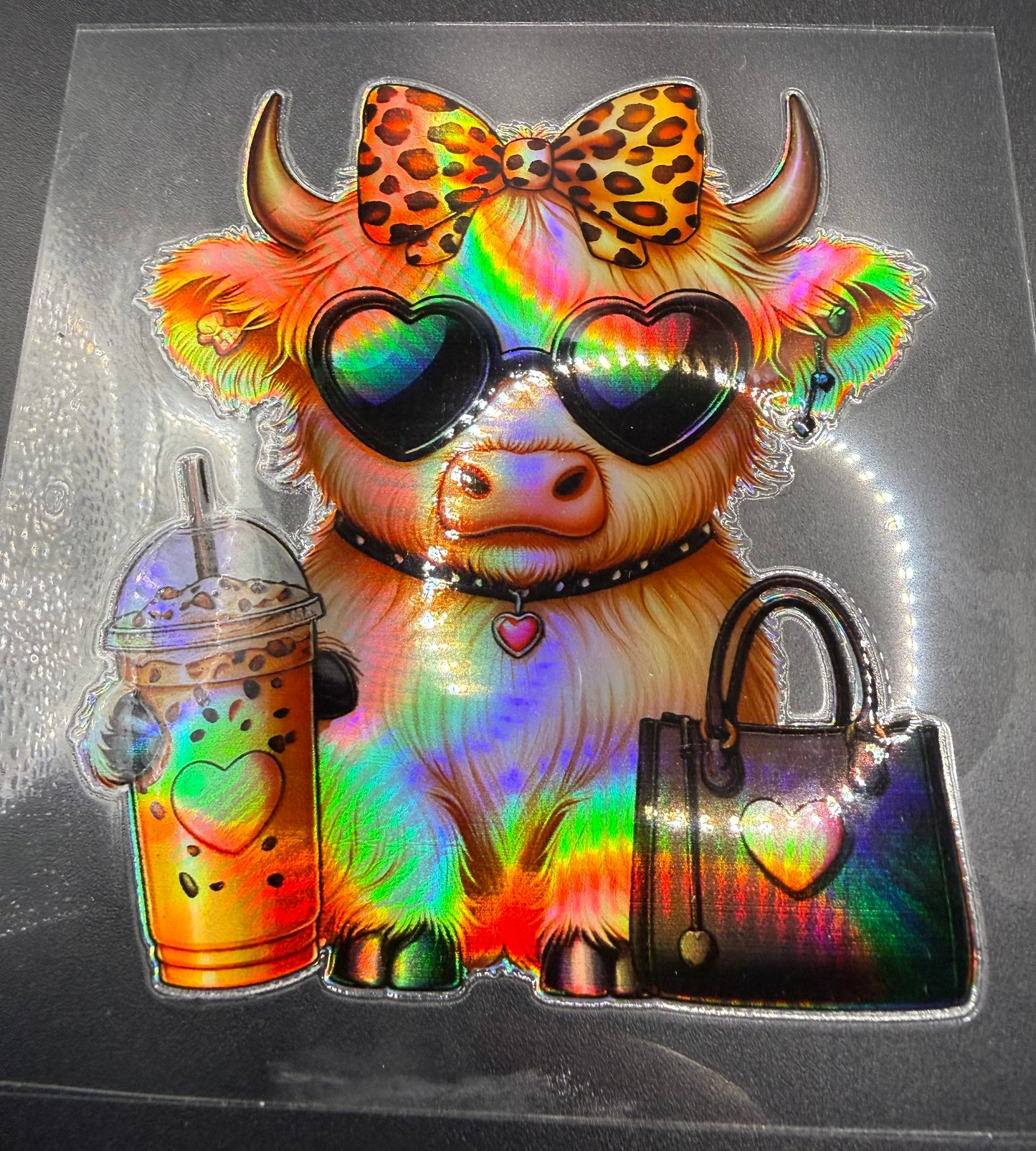 BOUJIE COFFEE WITH NECKLACE & COFFEE - HOLOGRAPHIC