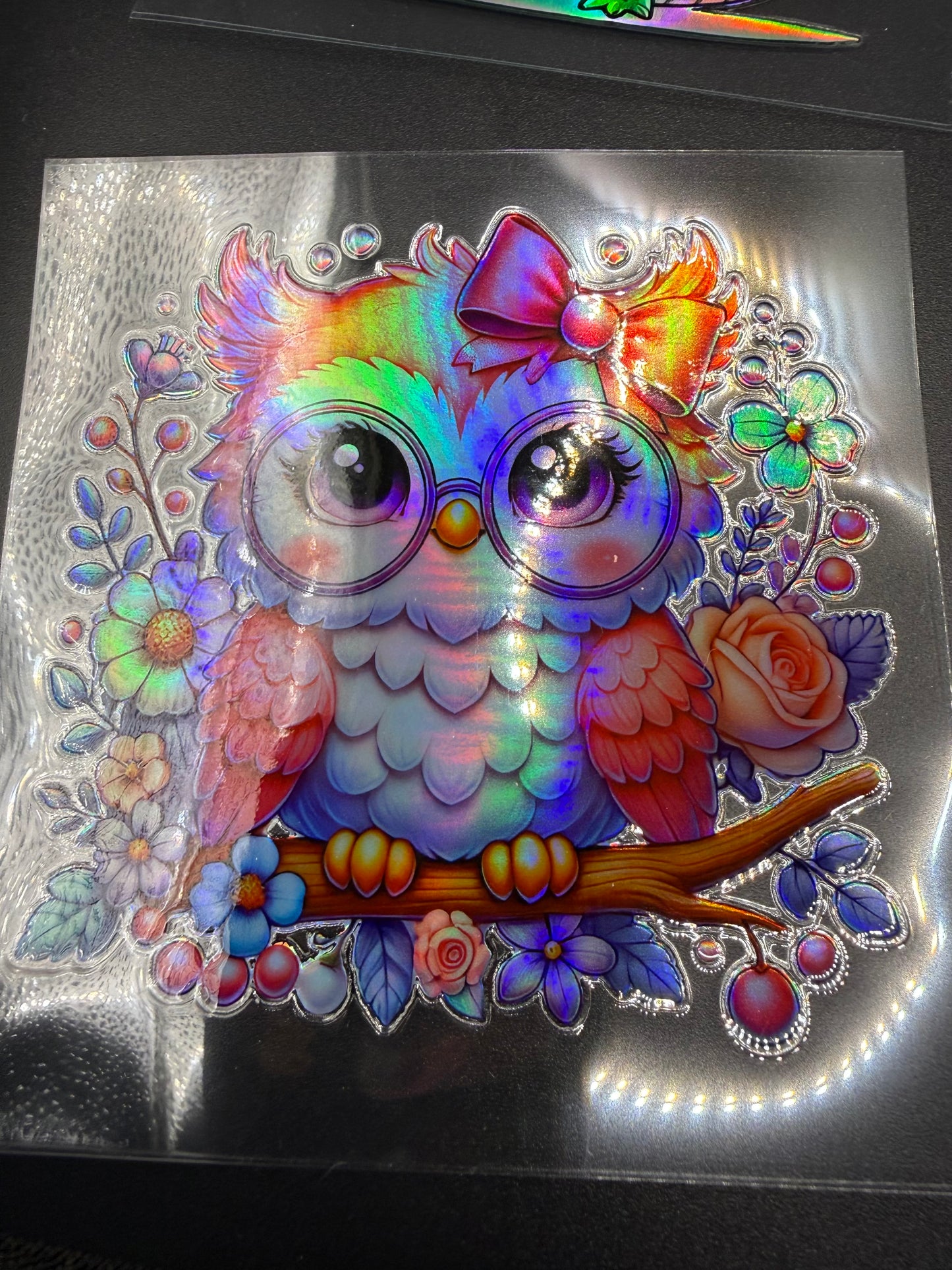 PINK OWL - HOLOGRAPHIC