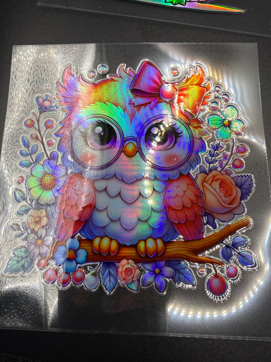 PINK OWL - HOLOGRAPHIC