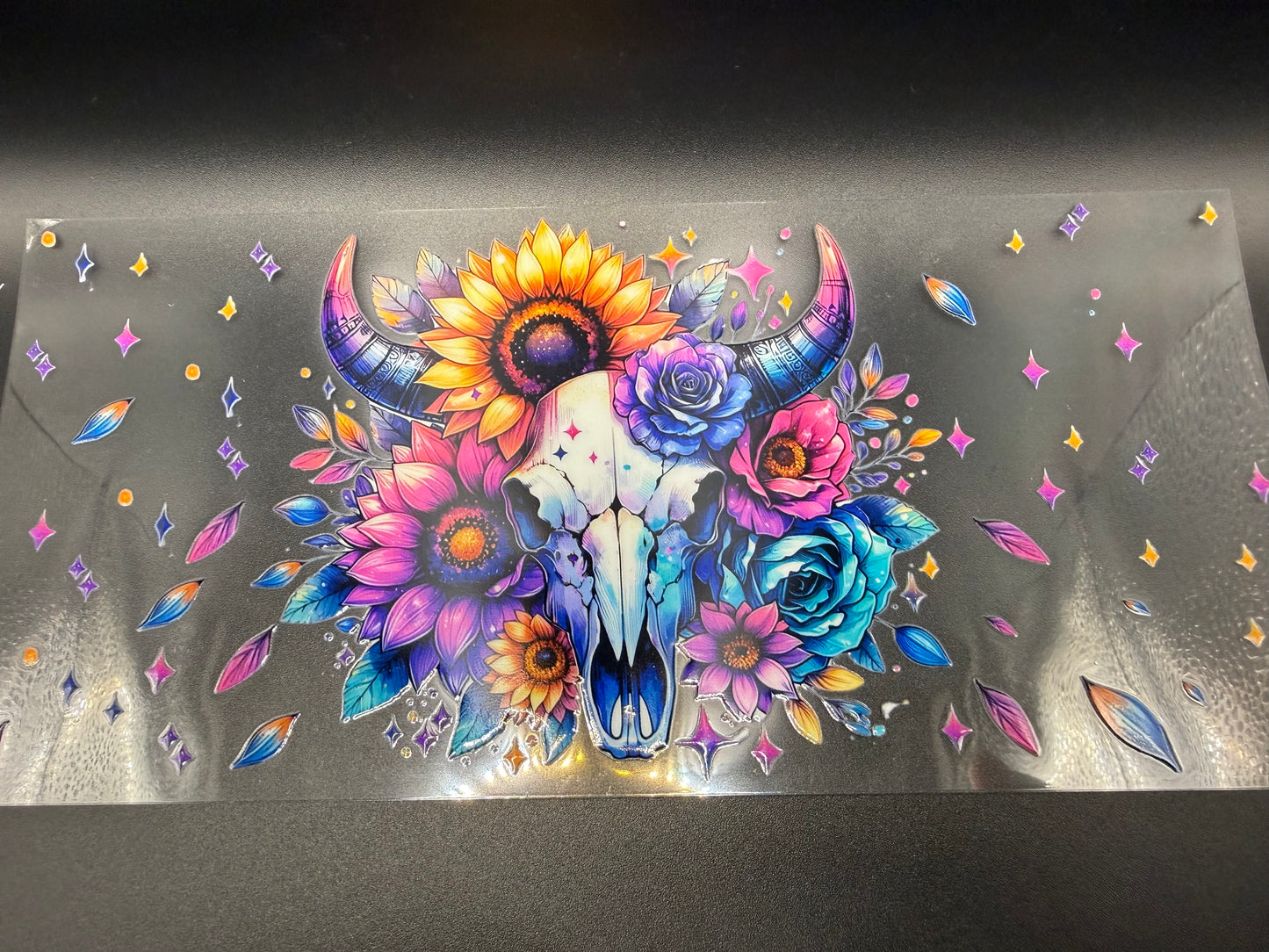 STEER WITH FLOWERS