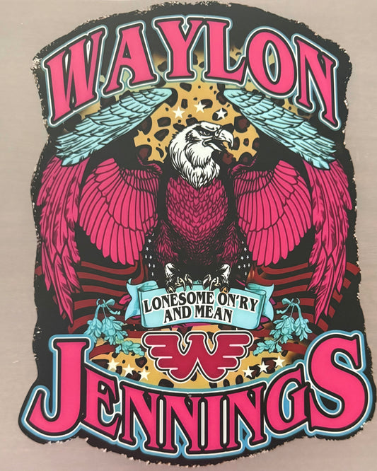 WAYLON JENNINGS - PINK & BLUE