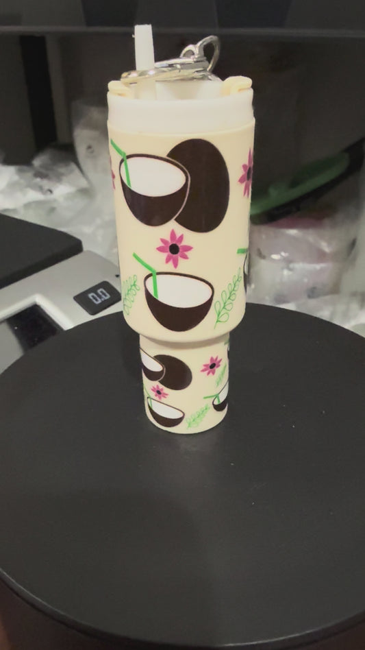 Mini Stanley Keychain - Coconut