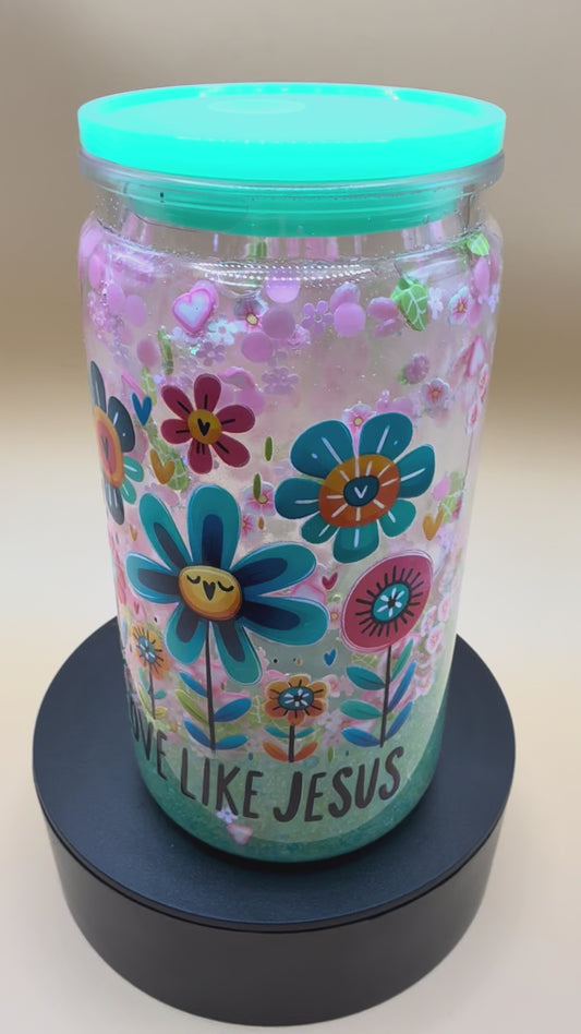 16oz Snowglobe Tumbler