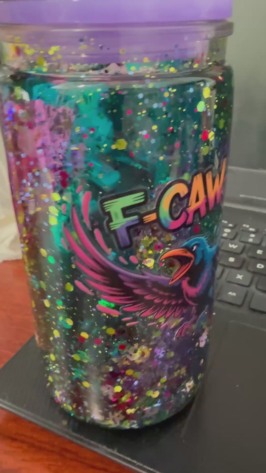 16oz Snowglobe Tumbler