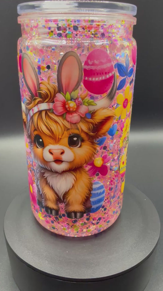 16oz Easter Cow