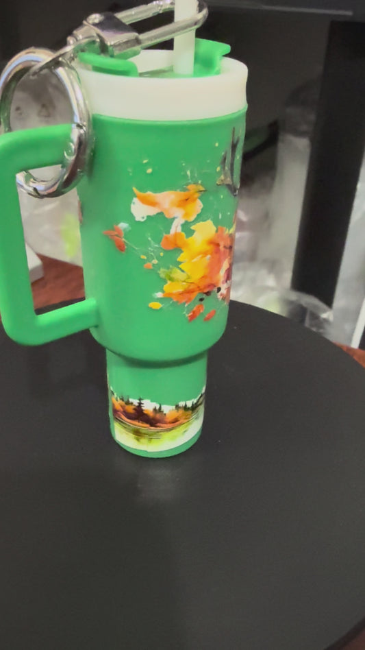 Mini Stanley Keychain - Deer Green