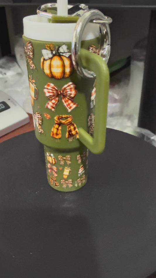 Mini Stanley Keychain - Fall Things