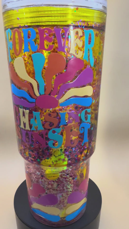 40oz FOREVER CHASING SUNSETS